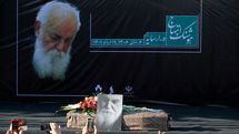 Funeral of Houshang Ebtehaj in Vahdat Hall